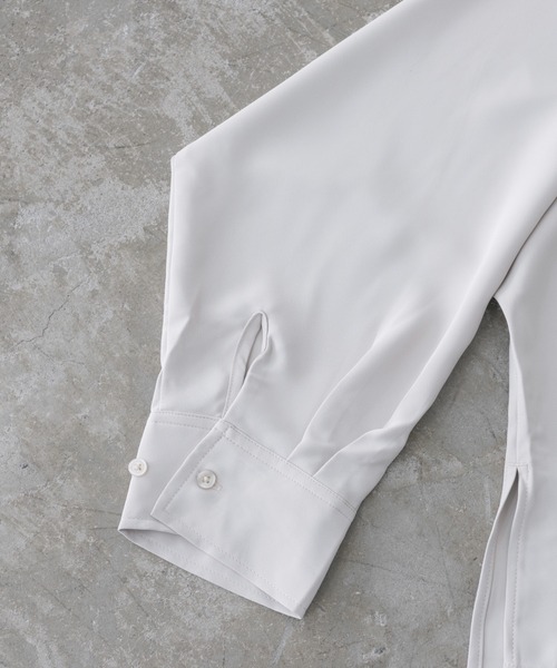 melt.（メルト）の「melt. - ハイドレープリラックスCPOドルマンシャツ（シャツ/ブラウス・メンズ・チャコールグレー/ライトグレー・SMALL/MEDIUM/LARGE）」の17枚目の写真