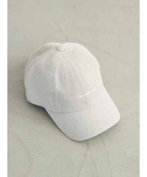 earth music&ecology（アースミュージックアンドエコロジー）の「newbalance×earth コーデュロイキャップ ＊（キャップ・レディース・ライトベージュ/ベージュ/ピンク・FREE）」の4枚目の写真