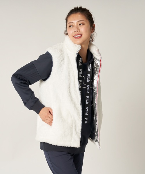 ボアベスト　フィラ FILA（フィラ）の「【FILA / フィラ】レディースアルミプリント