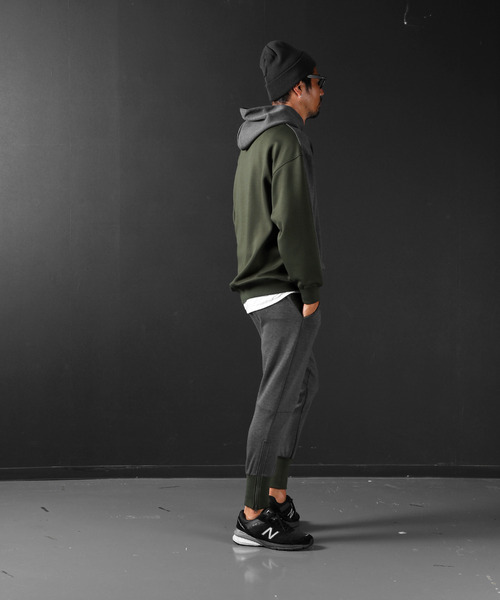 ダファースエット ダンボールニット素材 BLACK LABEL】ソロナダンボールニットセットアップ【新モデル
