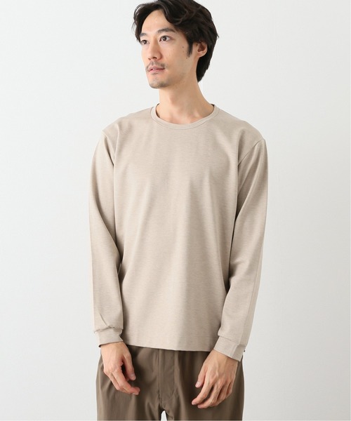 417 EDIFICE(フォーワンセブンエディフィス)の「ストレッチポンチカットソー(Tシャツ/カットソー・メンズ・カーキ/グレー/ベージュ/ホワイト/ブラック・SMALL/MEDIUM/LARGE)」の1枚目の写真