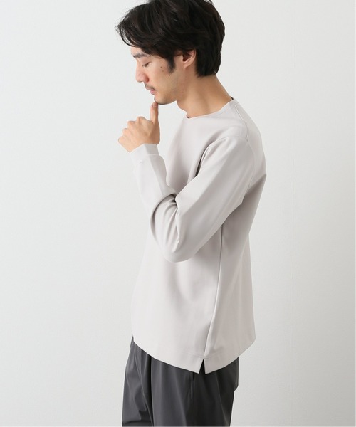 417 EDIFICE(フォーワンセブンエディフィス)の「ストレッチポンチカットソー(Tシャツ/カットソー・メンズ・カーキ/グレー/ベージュ/ホワイト/ブラック・SMALL/MEDIUM/LARGE)」の4枚目の写真