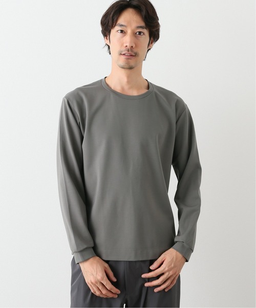 417 EDIFICE(フォーワンセブンエディフィス)の「ストレッチポンチカットソー(Tシャツ/カットソー・メンズ・カーキ/グレー/ベージュ/ホワイト/ブラック・SMALL/MEDIUM/LARGE)」の5枚目の写真