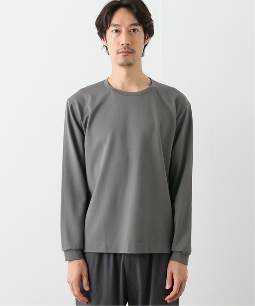 417 EDIFICE(フォーワンセブンエディフィス)の「ストレッチポンチカットソー(Tシャツ/カットソー・メンズ・カーキ/グレー/ベージュ/ホワイト/ブラック・SMALL/MEDIUM/LARGE)」の7枚目の写真