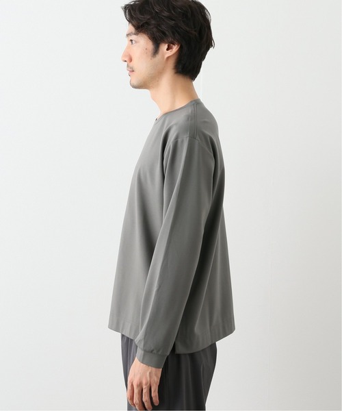 417 EDIFICE(フォーワンセブンエディフィス)の「ストレッチポンチカットソー(Tシャツ/カットソー・メンズ・カーキ/グレー/ベージュ/ホワイト/ブラック・SMALL/MEDIUM/LARGE)」の8枚目の写真