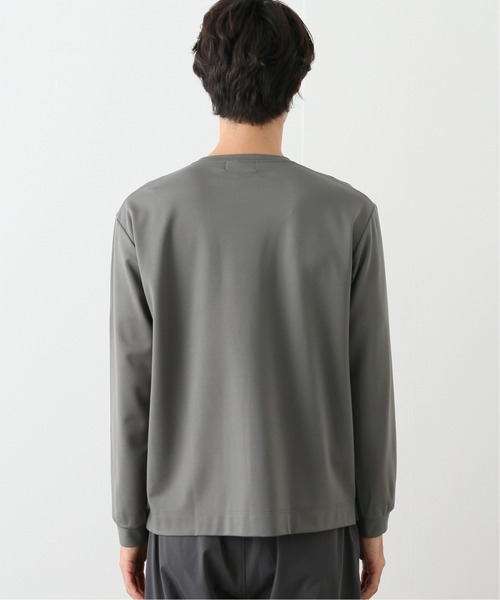 417 EDIFICE(フォーワンセブンエディフィス)の「ストレッチポンチカットソー(Tシャツ/カットソー・メンズ・カーキ/グレー/ベージュ/ホワイト/ブラック・SMALL/MEDIUM/LARGE)」の9枚目の写真