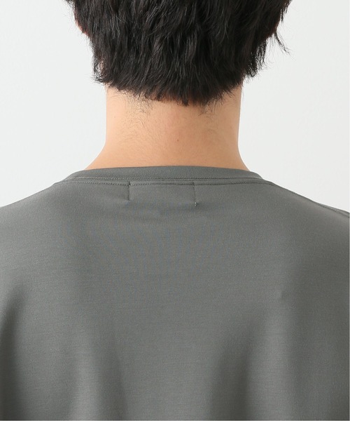 417 EDIFICE(フォーワンセブンエディフィス)の「ストレッチポンチカットソー(Tシャツ/カットソー・メンズ・カーキ/グレー/ベージュ/ホワイト/ブラック・SMALL/MEDIUM/LARGE)」の11枚目の写真