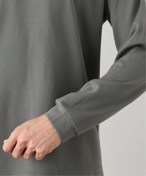 417 EDIFICE(フォーワンセブンエディフィス)の「ストレッチポンチカットソー(Tシャツ/カットソー・メンズ・カーキ/グレー/ベージュ/ホワイト/ブラック・SMALL/MEDIUM/LARGE)」の13枚目の写真