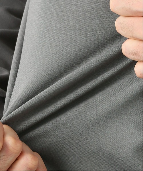 417 EDIFICE(フォーワンセブンエディフィス)の「ストレッチポンチカットソー(Tシャツ/カットソー・メンズ・カーキ/グレー/ベージュ/ホワイト/ブラック・SMALL/MEDIUM/LARGE)」の16枚目の写真