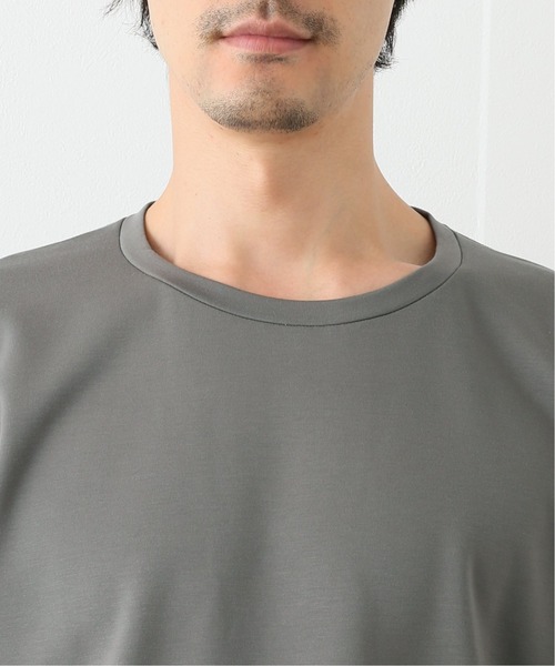 417 EDIFICE(フォーワンセブンエディフィス)の「ストレッチポンチカットソー(Tシャツ/カットソー・メンズ・カーキ/グレー/ベージュ/ホワイト/ブラック・SMALL/MEDIUM/LARGE)」の10枚目の写真
