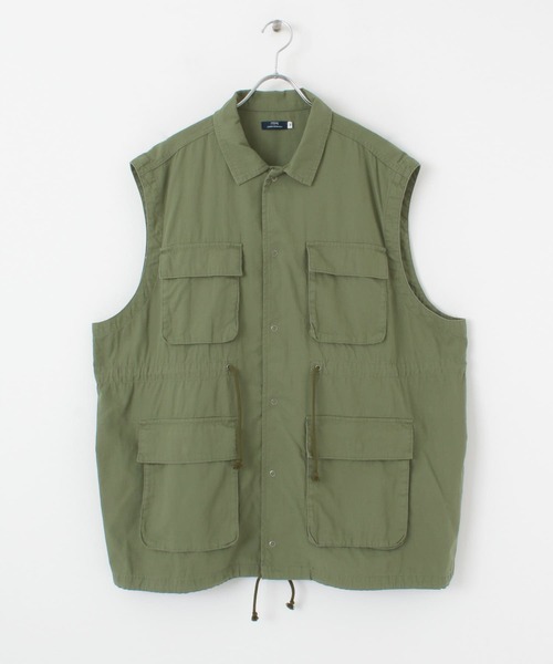 ITEMS URBANRESEARCH（アイテムズ アーバンリサーチ）の「M-65タイプ ベスト（ベスト・メンズ・カーキ/ブラック・MEDIUM/LARGE）」の22枚目の写真