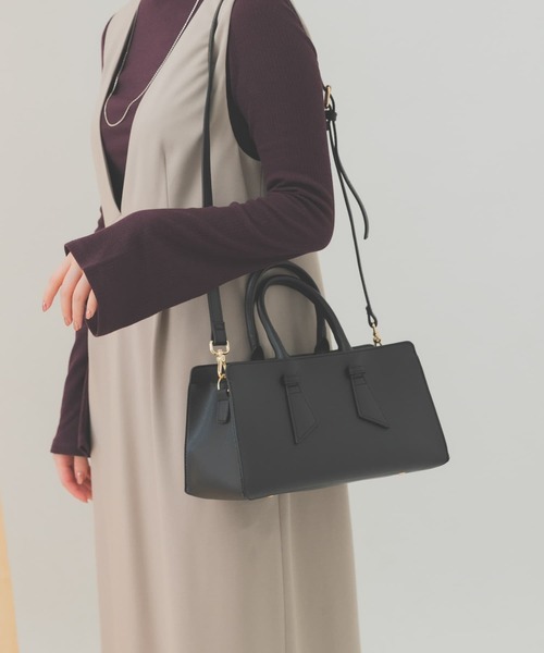 RODE SKO(ロデスコ)の「ヨコ型ハンドルトートバッグ(トートバッグ・レディース・グリーン/ベージュ/オレンジ系その他/ベージュ系その他/ブラック/グレー・ONE)」の1枚目の写真