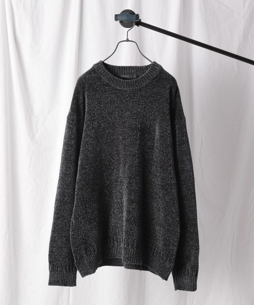 RAGEBLUE（レイジブルー）の「＜自宅洗濯可能＞モールニットクルー/951391（ニット/セーター・メンズ・グレー/ライトブルー/その他19/ダークブラウン/オフホワイト/ダークグリーン・SMALL/MEDIUM/LARGE）」の6枚目の写真