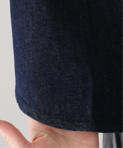 JOINT WORKS(ジョイントワークス)の「J-デニムフリルカラーシャツ(シャツ/ブラウス・レディース・ネイビー/ブルー・FREE)」の19枚目の写真