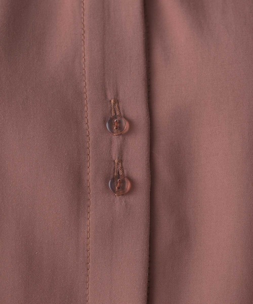 hinari（ヒナリ）の「ボリュームスリーブブラウス（シャツ/ブラウス・レディース・ブラック/ベージュ/テラコッタ・FREE）」の16枚目の写真