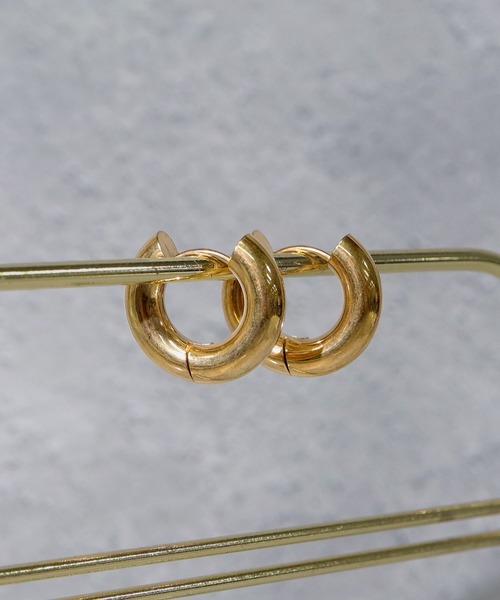 SBG（エスビー）の「SBG フープピアス（ピアス（両耳用）・メンズ・ブラック/シルバー/ゴールド・#13/#11）」の3枚目の写真