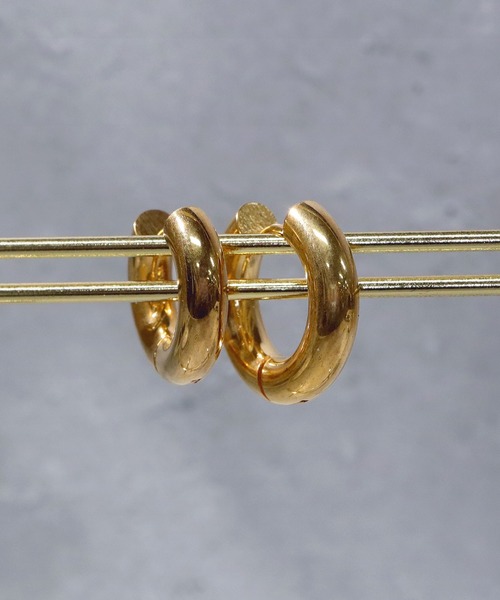 SBG（エスビー）の「SBG フープピアス（ピアス（両耳用）・メンズ・ブラック/シルバー/ゴールド・#13/#11）」の6枚目の写真