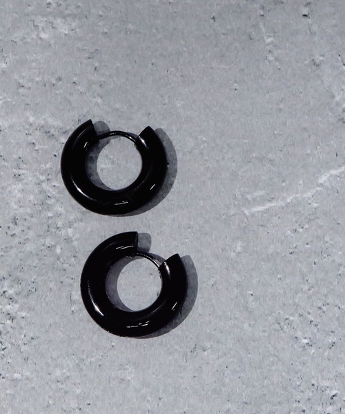 SBG（エスビー）の「SBG フープピアス（ピアス（両耳用）・メンズ・ブラック/シルバー/ゴールド・#13/#11）」の13枚目の写真