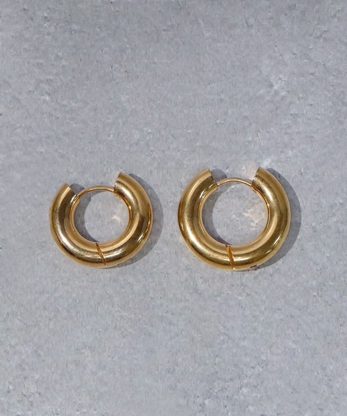 SBG（エスビー）の「SBG フープピアス（ピアス（両耳用）・メンズ・ブラック/シルバー/ゴールド・#13/#11）」の10枚目の写真