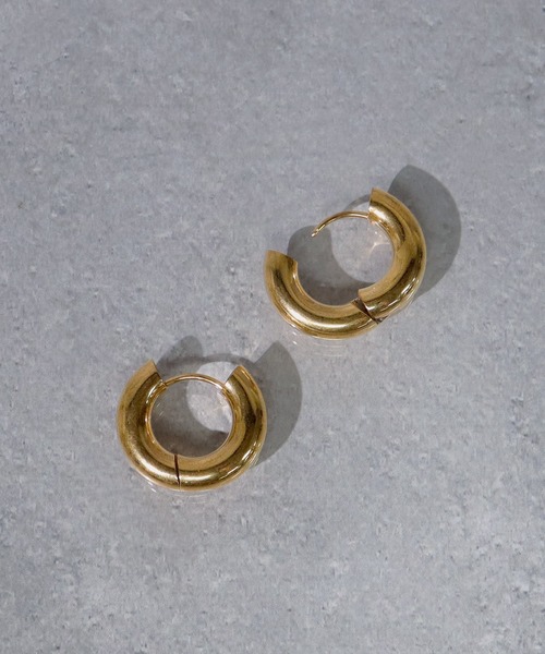 SBG（エスビー）の「SBG フープピアス（ピアス（両耳用）・メンズ・ブラック/シルバー/ゴールド・#13/#11）」の11枚目の写真