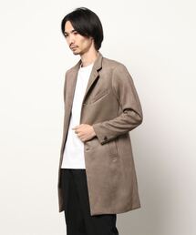 NICOLE CLUB FOR MEN | スウェードチェスターコート(チェスターコート)