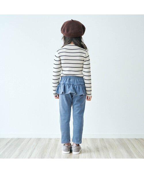 apres les cours（アプレレクール）の「裏シャギーペプラム/7days Style pants（その他パンツ・キッズ・サックスブルー/ブルー・130/110/100/120/90/80）」の4枚目の写真