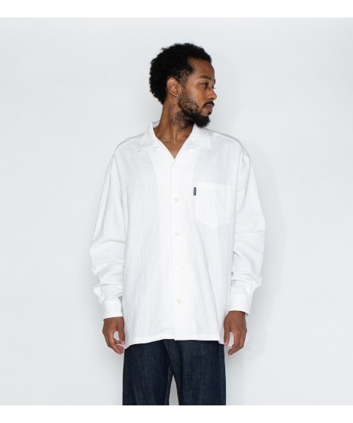 新品未使用 APPLEBUM Oversize Shirt XL ホワイト Nas” Oversize Shirt（シャツ/ブラウス）｜APPLEBUM（アップ