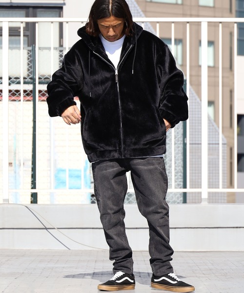 ROOPTOKYO（ループトウキョウ）の「フェイクファー ZIPブルゾン（ブルゾン・メンズ・ホワイト/ブラック/ベージュ・M/L/XL）」の12枚目の写真