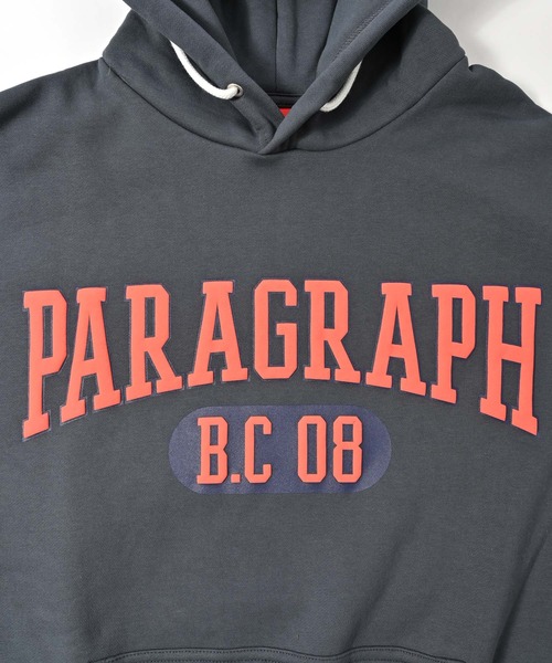 Paragraph（パラグラフ）の「Paragraph (パラグラフ)スクエアフォームプルパーカー（パーカー・メンズ・ネイビー/チャコール/A・FREE）」の9枚目の写真
