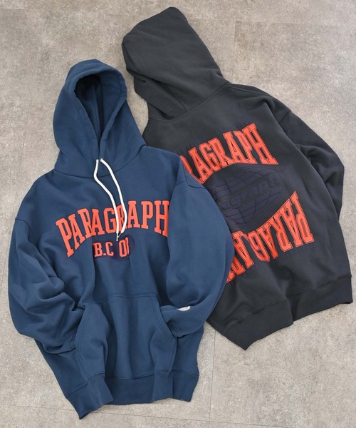 Paragraph（パラグラフ）の「Paragraph (パラグラフ)スクエアフォームプルパーカー（パーカー・メンズ・ネイビー/チャコール/A・FREE）」の15枚目の写真