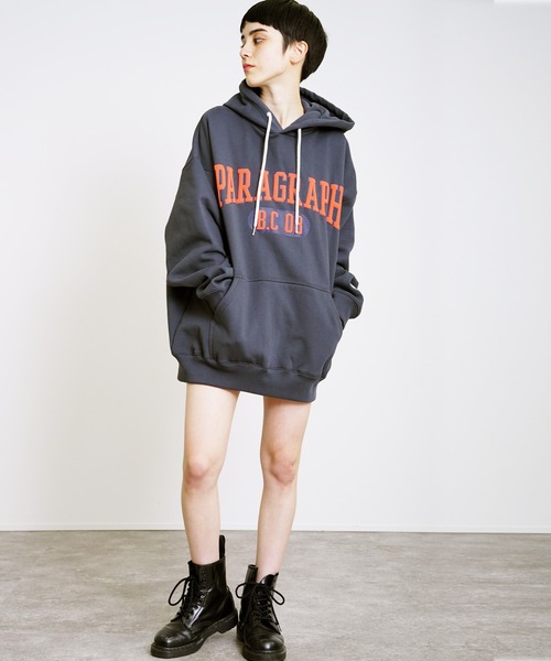 Paragraph（パラグラフ）の「Paragraph (パラグラフ)スクエアフォームプルパーカー（パーカー・メンズ・ネイビー/チャコール/A・FREE）」の18枚目の写真