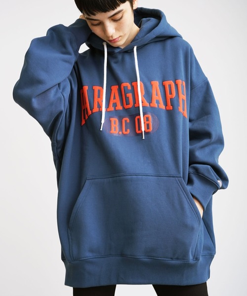 Paragraph（パラグラフ）の「Paragraph (パラグラフ)スクエアフォームプルパーカー（パーカー・メンズ・ネイビー/チャコール/A・FREE）」の20枚目の写真