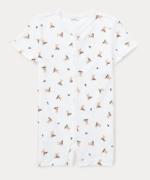 POLO RALPH LAUREN CHILDRENSWEAR（ポロ ラルフ ローレン チルドレンズウェア）の「Polo ベア コットン ショートオール（ロンパース）」