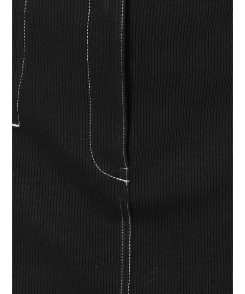 MERCURYDUO（マーキュリーデュオ）の「ステッチデザインミニスカート（スカート・レディース・ブラック/グリーン/ベージュ・SMALL/MEDIUM）」の7枚目の写真