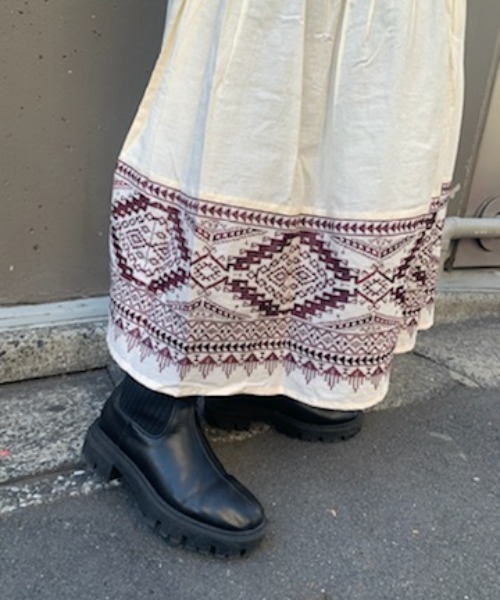 Kastane(カスタネ)の「ラーニー刺繍ドレス(ワンピース・レディース・アイボリー・FREE)」の10枚目の写真