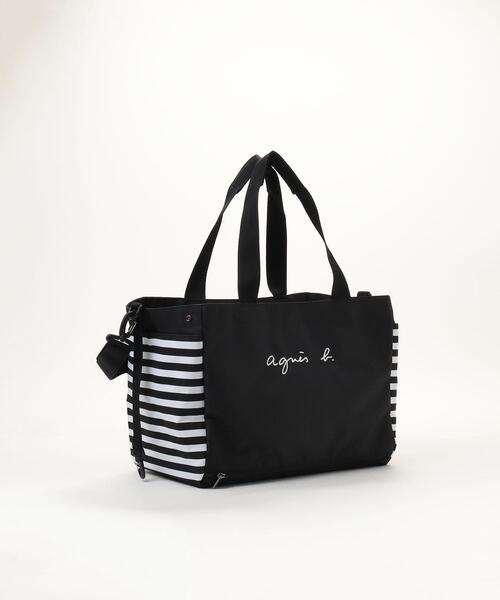 agnes b アニエスベー レザー 本革製 トートバッグ A4◎ 大容量サイズ