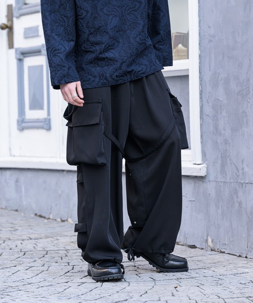 CASPER JOHN（キャスパージョン）の「M-70 Drape overall/M-70ドレープオーバーオール（サロペット/オーバーオール・メンズ・ブラック/グリーン・SMALL/MEDIUM/LARGE）」の9枚目の写真