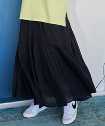 Auntie Rosa Holiday | ボイル切替ボリュームスカート(スカート)