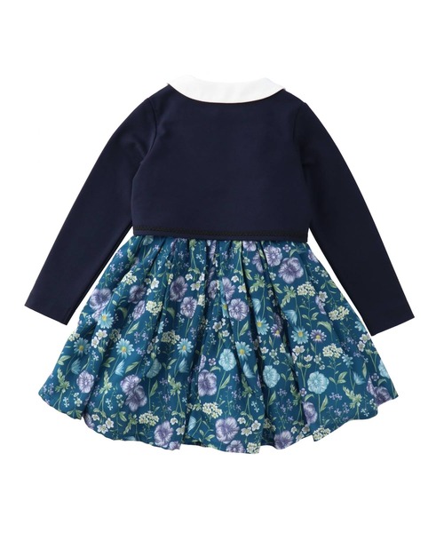 専用ページ ラボ服⭐︎らぼ服♡お花とパンダ柄のワンピース♡ 2着セット リネンワンピース】からだもよろこぶ ギャザー ドレス / 灰桜(は