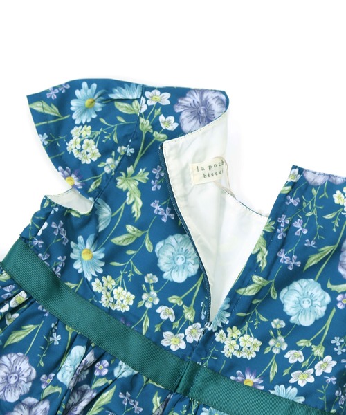 専用ページ ラボ服⭐︎らぼ服♡お花とパンダ柄のワンピース♡ 2着セット la poche biscuit（ラポシェビスキュイ）の「花柄ワンピ&ボレロ
