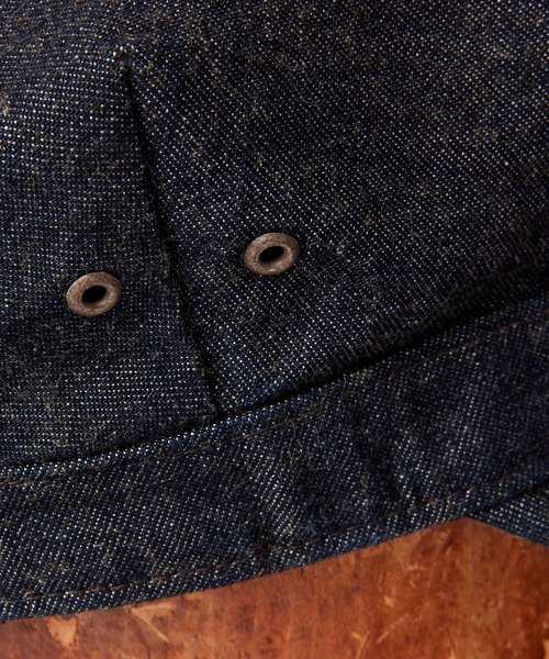 RRL(ダブル アール エル)の「デニム エンジニア キャップ(キャップ・メンズ・ブルー・M/L/S)」の2枚目の写真