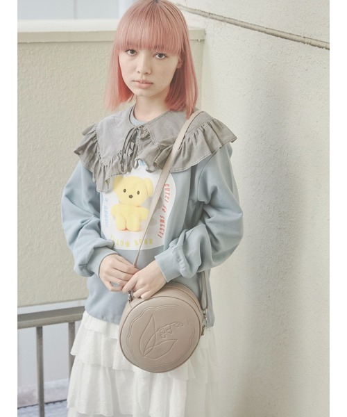 merry jenny（メリージェニー）の「すずらんショルダーbag（ショルダーバッグ・レディース・アイボリー/ブラック/ピンク・FREE）」の4枚目の写真