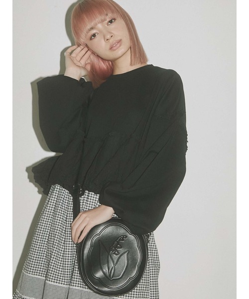 merry jenny（メリージェニー）の「すずらんショルダーbag（ショルダーバッグ・レディース・アイボリー/ブラック/ピンク・FREE）」の8枚目の写真