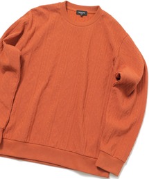 MEN'S BIGI | フクレケーブルジャガード カットソー(Tシャツ/カットソー)