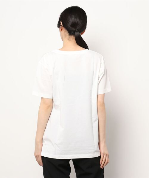 emmi(エミ)の「【emmi yoga】ONLINE限定 ロゴTシャツ(Tシャツ/カットソー・レディース・ホワイト/チャコールグレー/ライトブルー・FREE)」の21枚目の写真