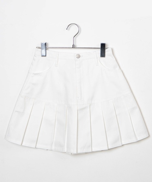 WEGO（ウィゴー）の「WEGO/キリカエプリーツミニスカート（スカート・レディース・ブラック/ホワイト・FREE）」の13枚目の写真