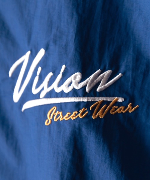 VISION STREET WEAR(ヴィジョンストリートウェア)の「【VISION STREET WEAR/ヴィジョンストリートウェア】袖切替ナイロンスタジャン/バックプリント/ビッグシルエット(スタジャン・メンズ・ブラック/ブルー/グリーン/エメラルド・M/L/XL)」の10枚目の写真