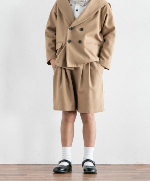 LOWRYS FARM(ローリーズファーム)の「ラナテックキノウショートパンツ 257845(その他パンツ・キッズ・ブラウン/アイボリー/ベージュ系その他/グリーン系その他・110cm/120cm/130cm/140cm/150cm)」の2枚目の写真
