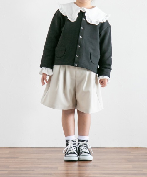 LOWRYS FARM(ローリーズファーム)の「ラナテックキノウショートパンツ 257845(その他パンツ・キッズ・ブラウン/アイボリー/ベージュ系その他/グリーン系その他・110cm/120cm/130cm/140cm/150cm)」の1枚目の写真