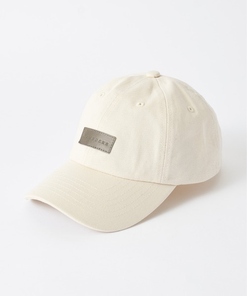 CIAOPANIC（チャオパニック）の「【LOW BUCKS/ロウ バックス】レザーパッチキャップ（キャップ・メンズ・チャコールグレー/オフホワイト/ブルー/グリーン・フリー）」の2枚目の写真